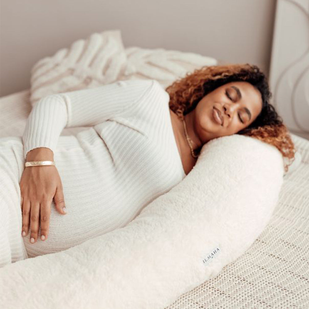 Ilmaha Voedingskussenhoes Teddy - Ecru