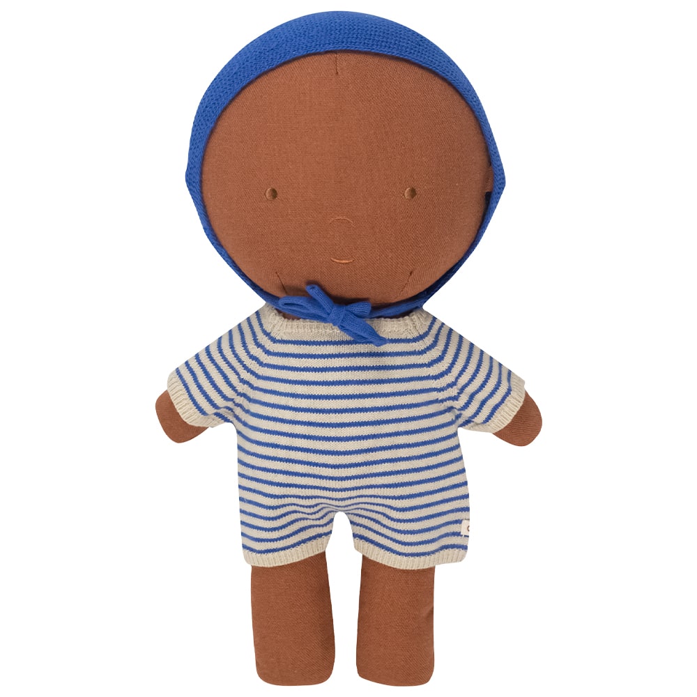 We Are Gommu Korte Onesie - Donkerblauw Gestreept
