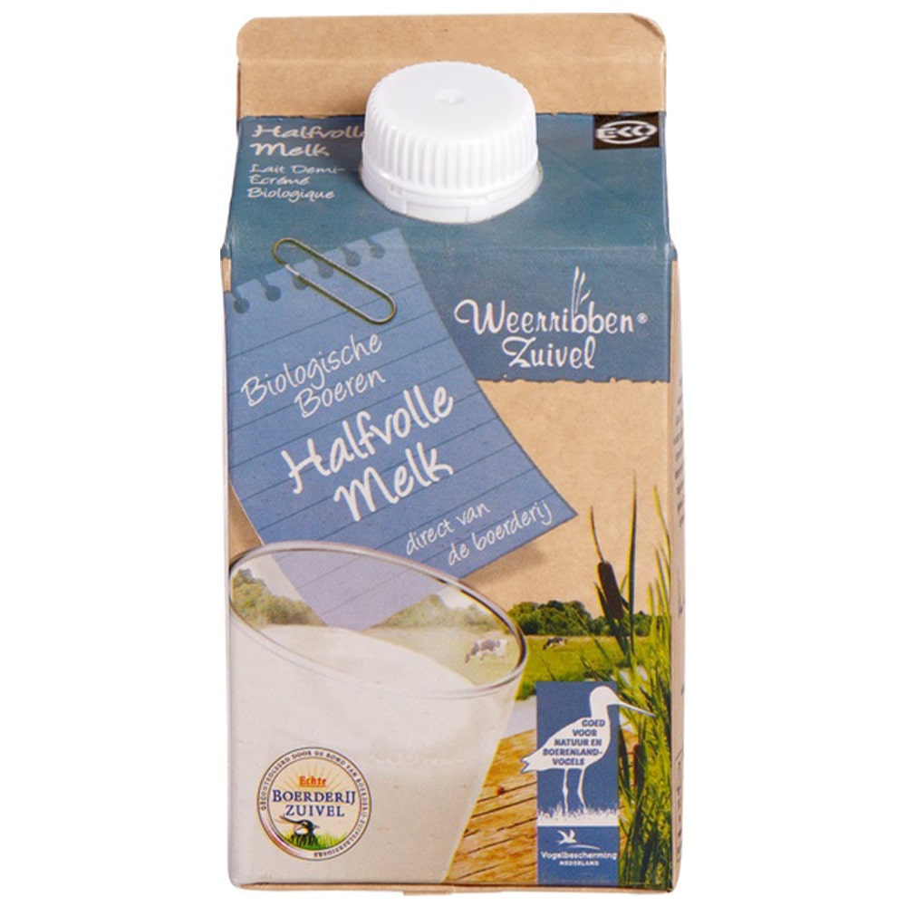 Weerribben Zuivel Halfvolle Melk 0,5L