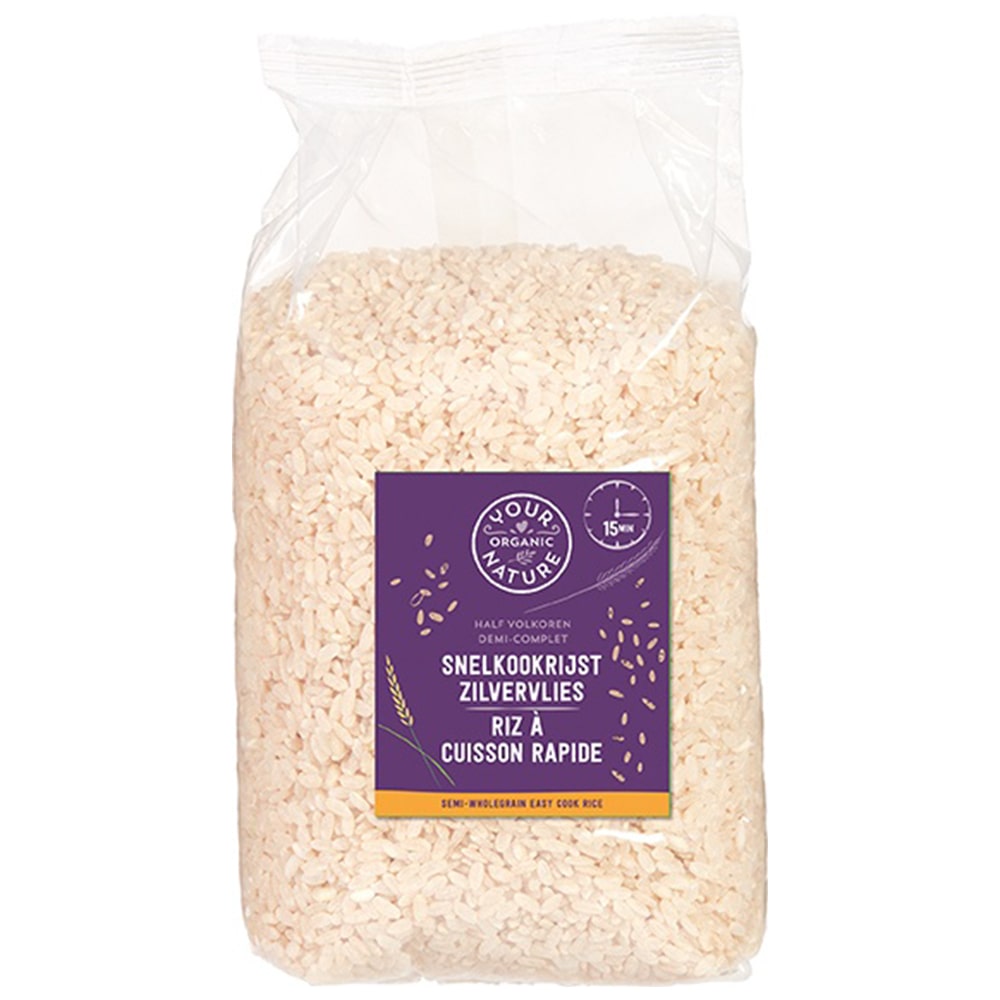 Your Organic Nature Snelkookrijst Half Volkoren