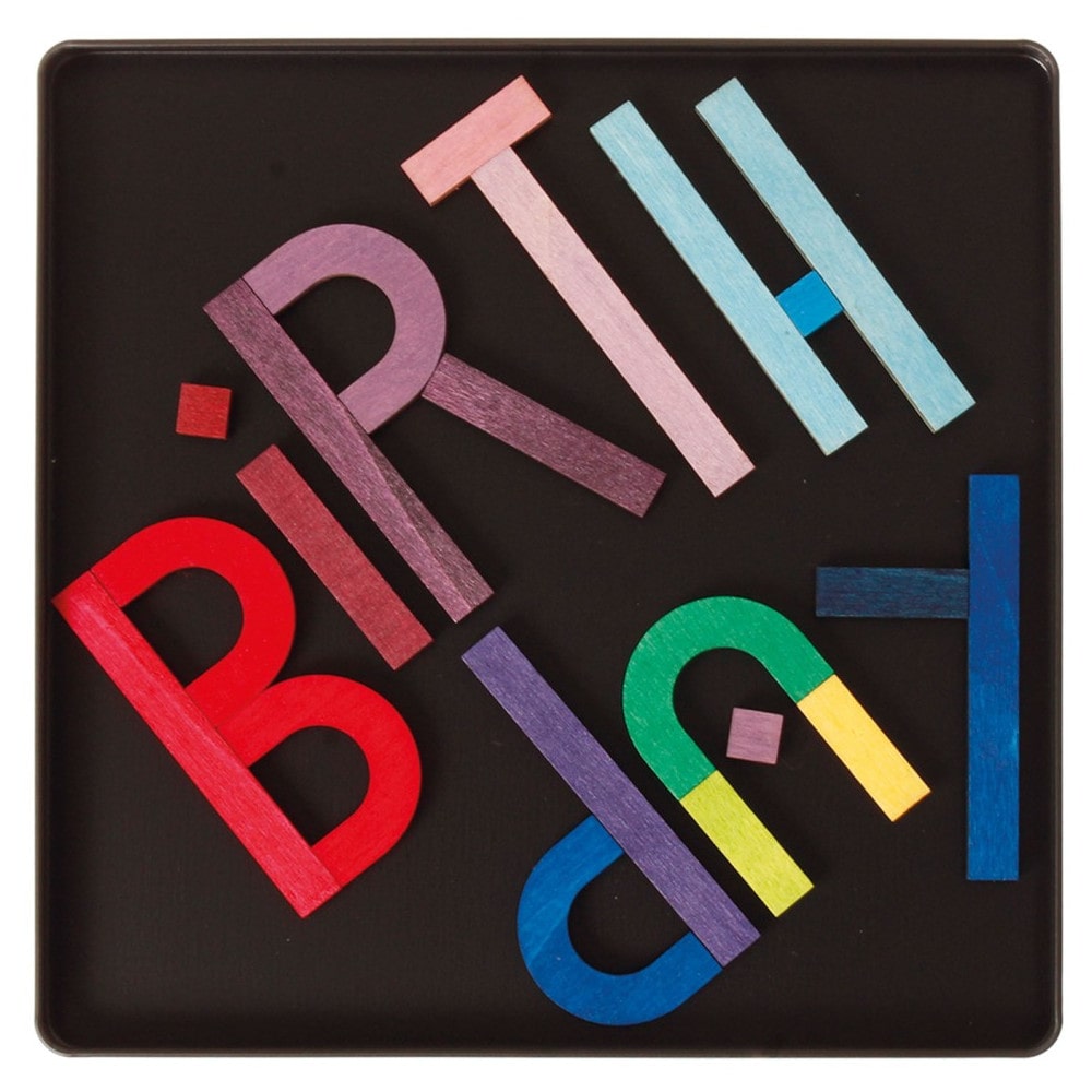 Grimms Magnetische Puzzel Letter Vormen3-min