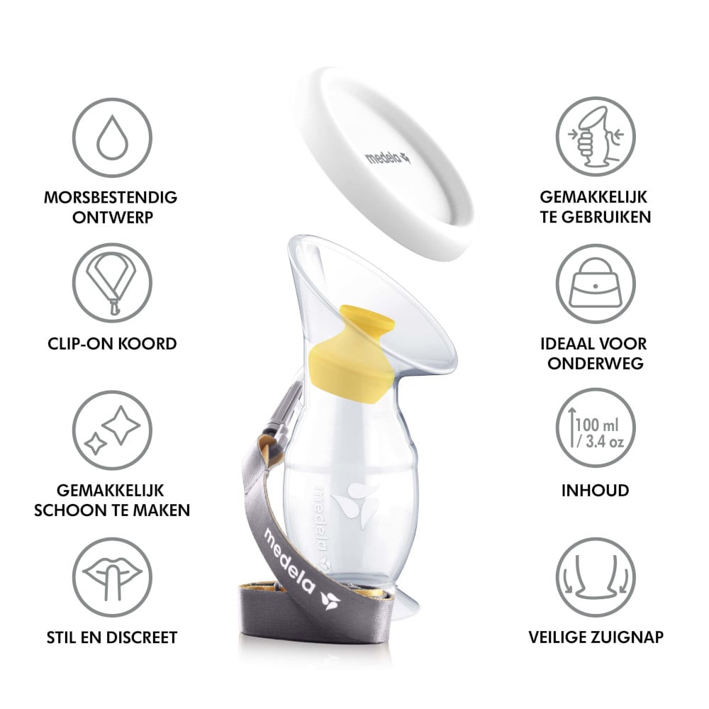 Medela Siliconen Moedermelkcollector2-min