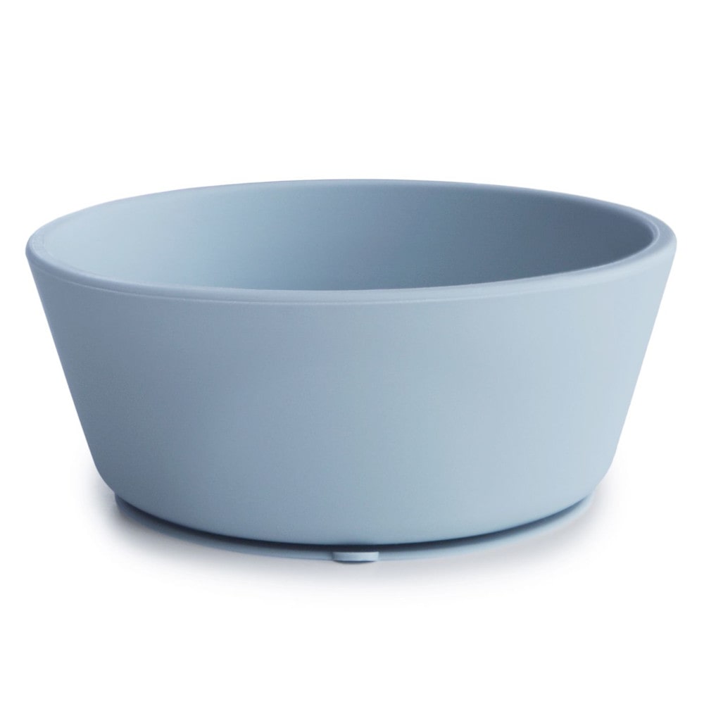 Mushie Siliconen Kom - Powder Blue-min