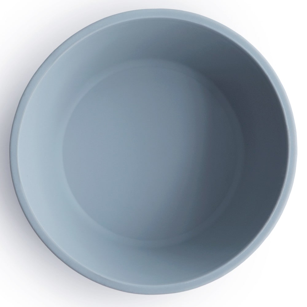 Mushie Siliconen Kom - Powder Blue1-min