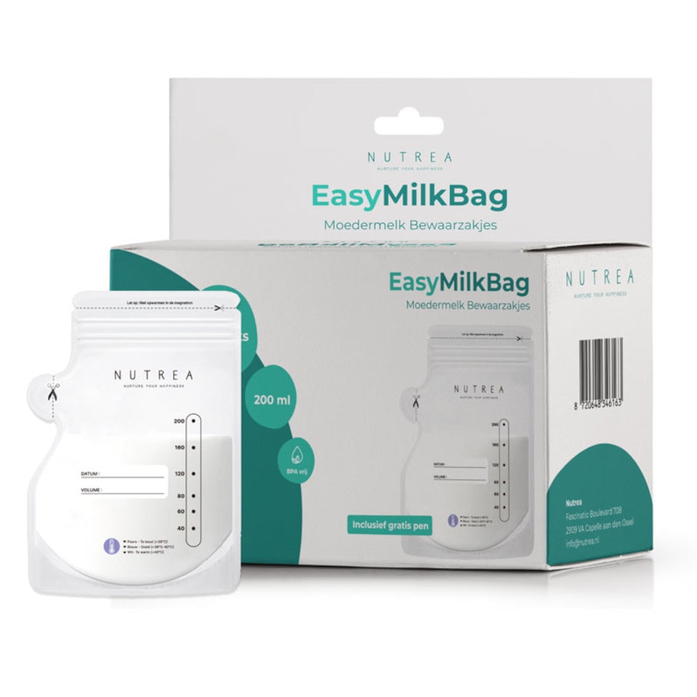 Nutrea Moedermelk Bewaarzakjes 100 st-min
