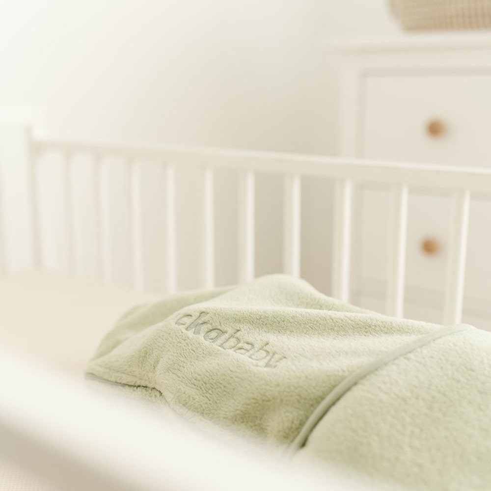 Puckababy Piep 0 -3 maanden Inbakerslaapzakje Teddy Olive SF2-min
