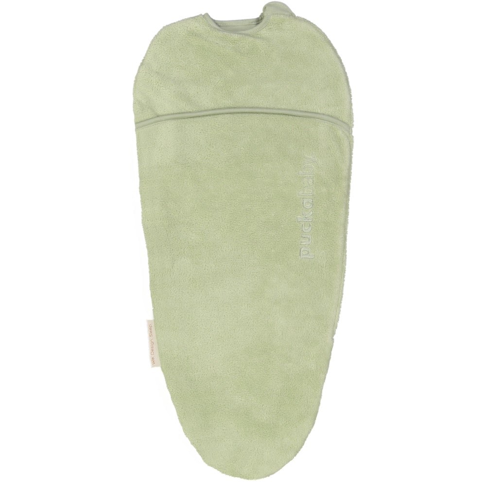 Puckababy Piep 0 -3 maanden Inbakerslaapzakje Teddy Olive-min