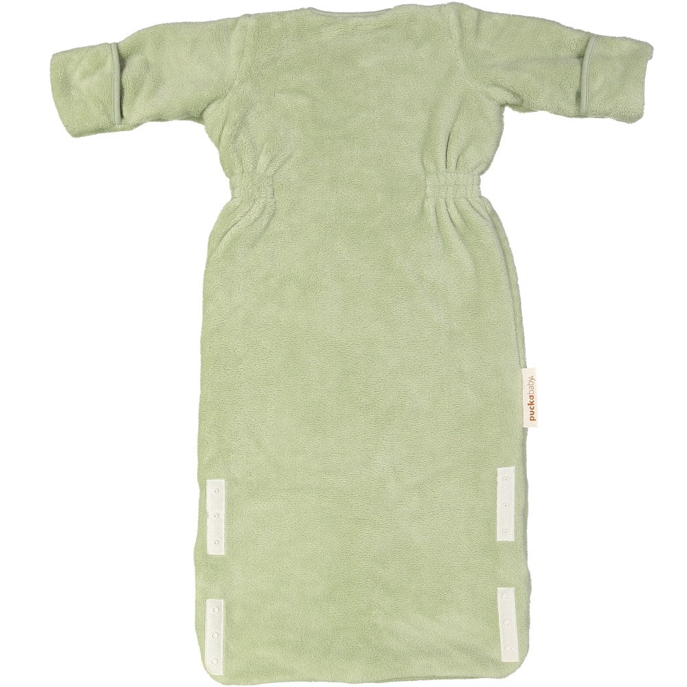 Puckababy Slaapzak Newborn 0 - 6 maanden Teddy - Olive1-min