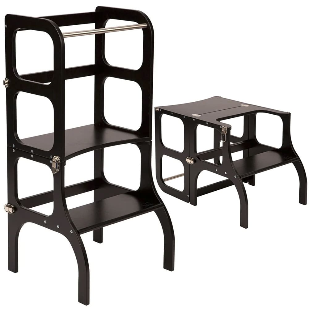 ette-tete-learning-tower-stepn-sit-zilver-zwart-front-min