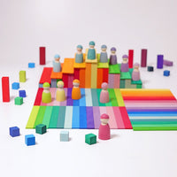 Grimms Kleine houten Blokkenset Pyramide Grimms