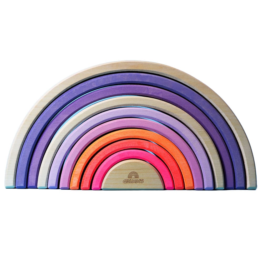 Grimms Regenboog Groot 10 delig Neon Roze Grimms