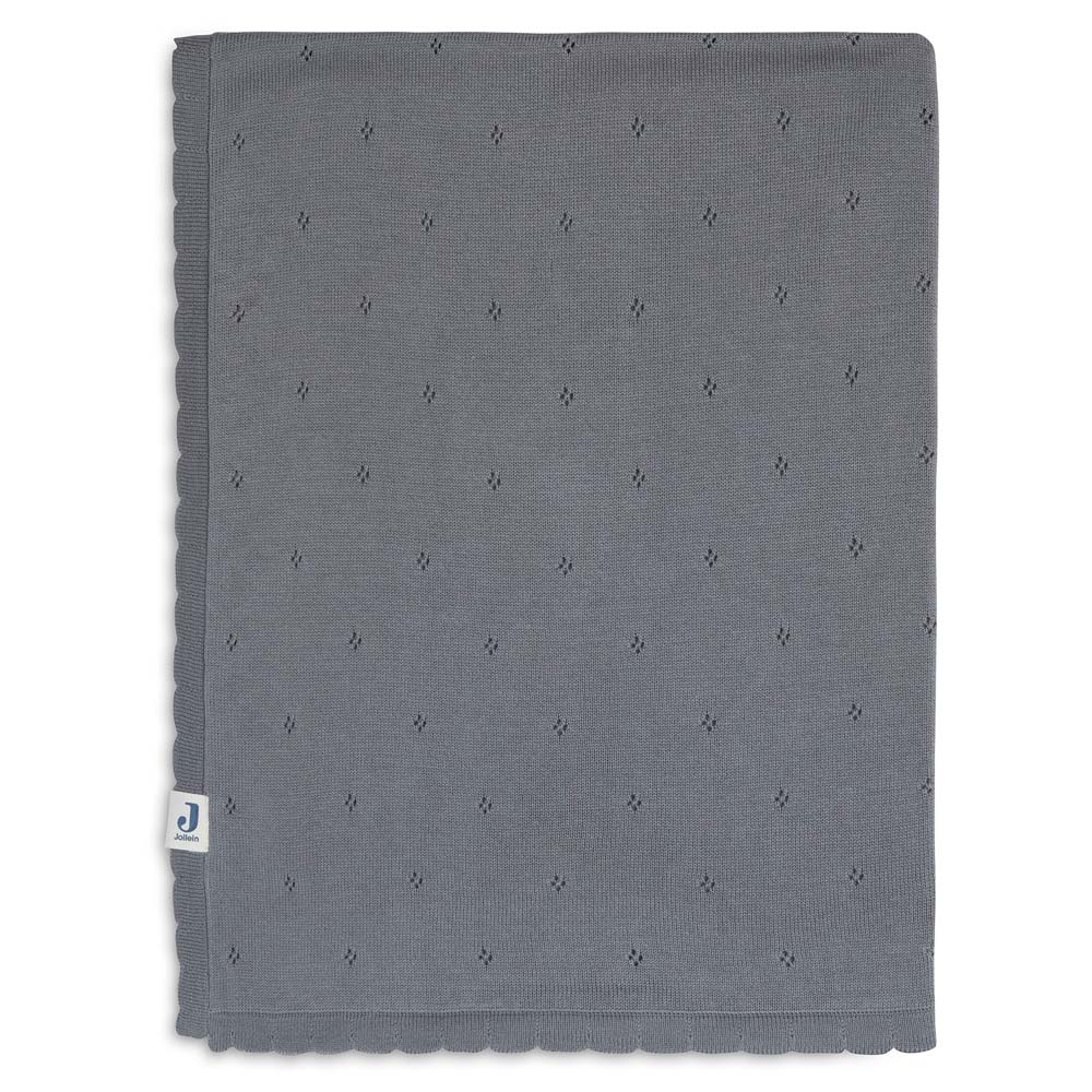 jollein-ledikantdeken-pointelle-100x150cm-storm-grey
